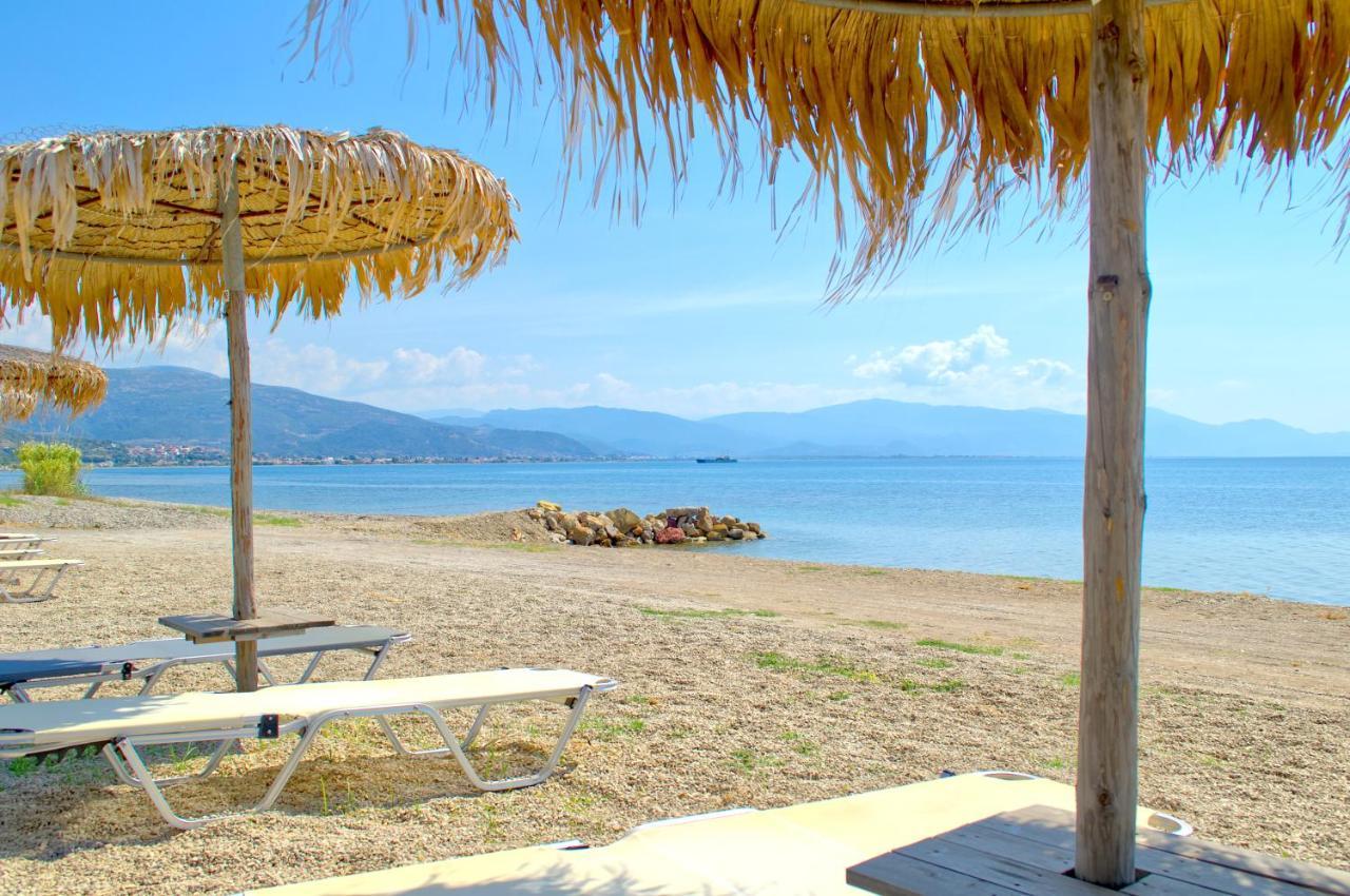 Epipleon Luxury Suites -106- Δωμάτιο 40Τμ Με Βεράντα 45Τμ Μπροστά Στην Θάλασσα Nafpaktos Eksteriør billede
